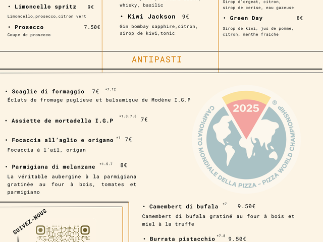 Queen Bufala  pizzeria Napolitaine 